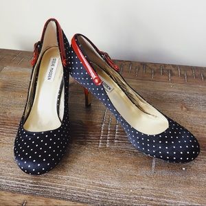 Steve Madden Luvvy Polka Dot Heels - Size 9